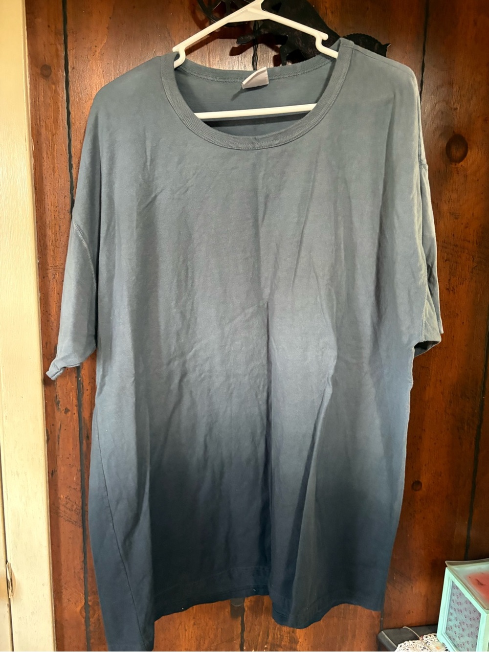 Men's Washed Gray Crewneck T-Shirt